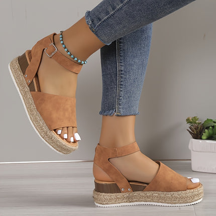Chic Wedge Sandals – Comfy & Stylish