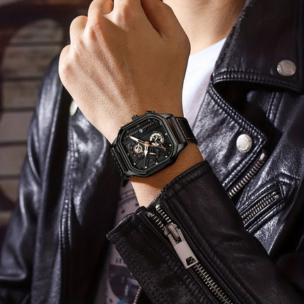 Sleek CRRJU Men's Chronograph Watch
