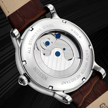 Elegant Hollow Mechanical Watch