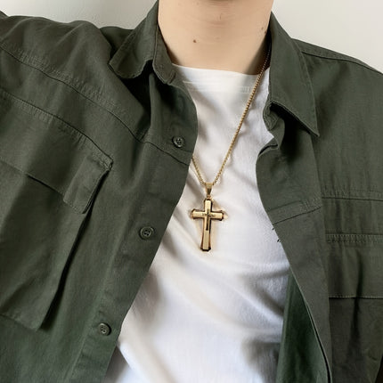 Classic Religious Cross Pendant Necklace