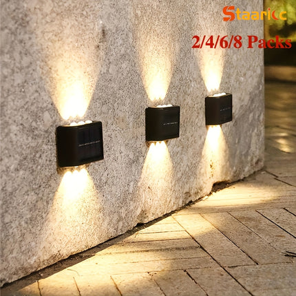 Staaricc Solar Wall Lights – Elegant Outdoor Lighting Solution