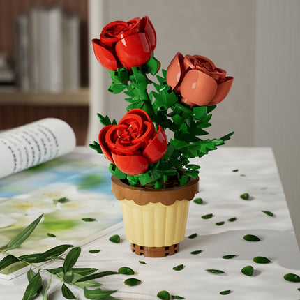 Eternal Flower Puzzle Building Blocks – Creative Assembly Set