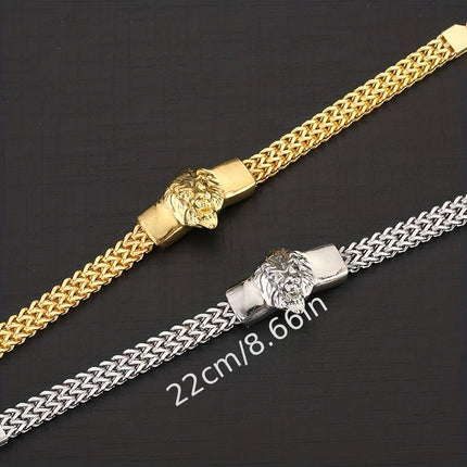 Lion Head Stainless Steel Bracelet
