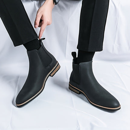 Sleek Black Chelsea Boots for Men