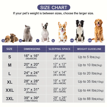 Calming Plush Pet Bed - Monti Bargains