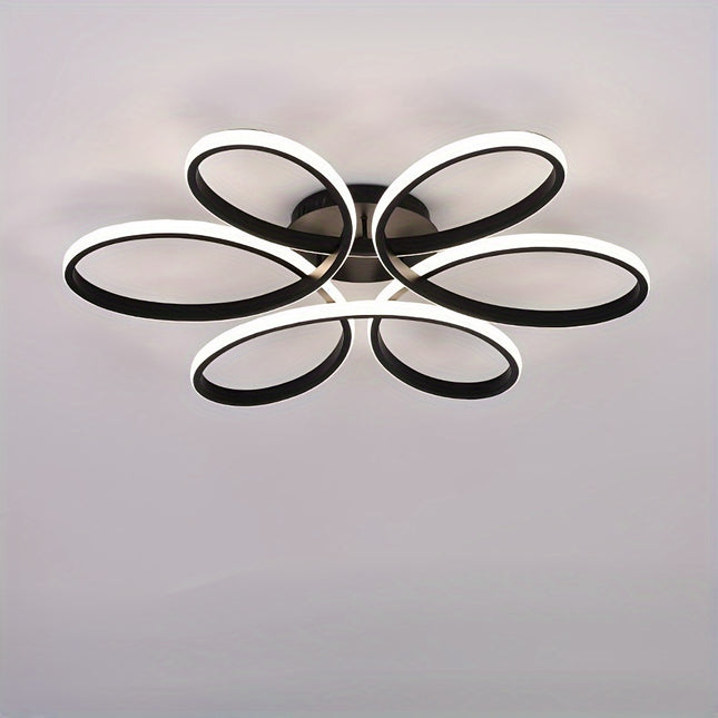 Flower Shape LED Ceiling Light – Modern Flush Mount Chandelier