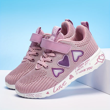 Cute Heart Low-Top Sneakers