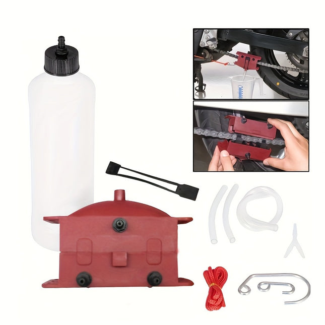 Motorcycle Chain Cleaning & Lubrication Kit