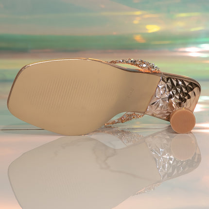 Sparkling Rhinestone Heels – Glam & Chic