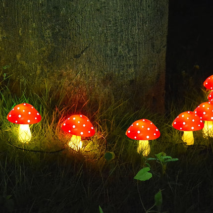 Solar Mushroom Lights - Magical Garden Pathway Glow
