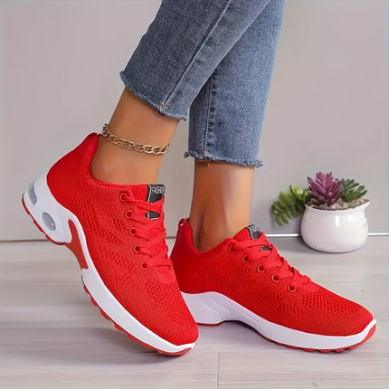 Women's Breathable Knitted Running Shoes