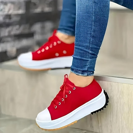 Women's Chunky Canvas Sneakers