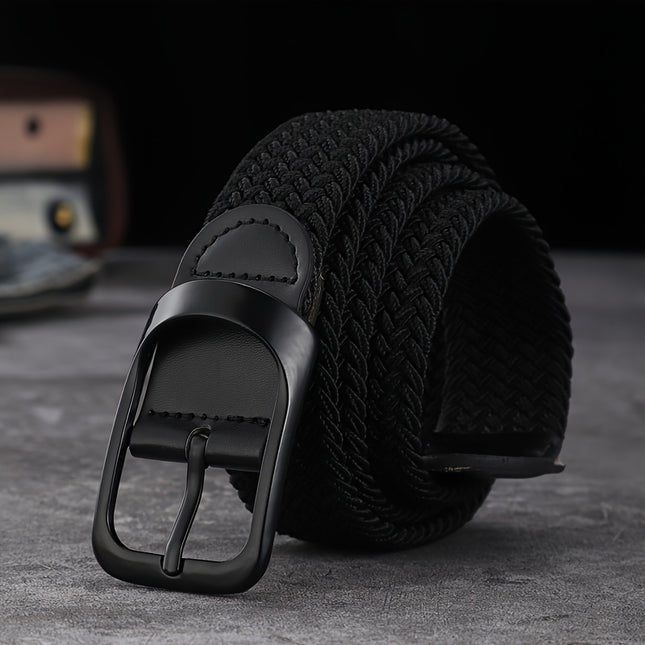 Elastic Woven Belt with Buckle