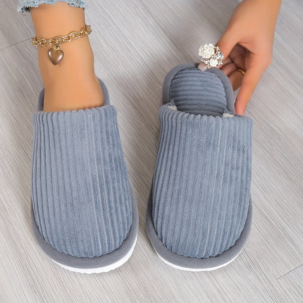 Plush Lined Cozy Indoor Slippers