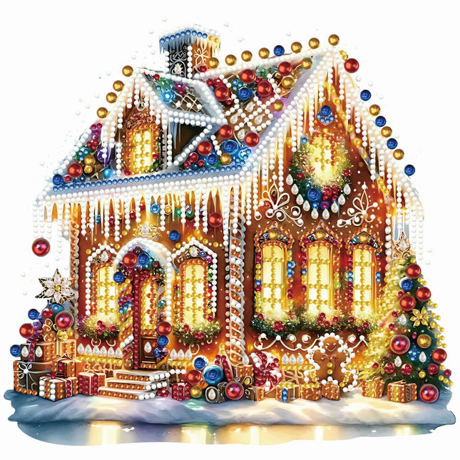 Christmas Cabin 5D Diamond Kit