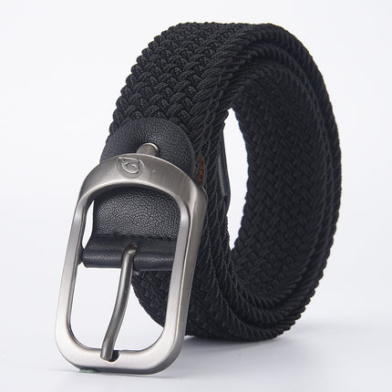 Elastic Woven Belt with Buckle