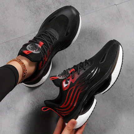 Women's Breathable Lace-Up Sports Shoes