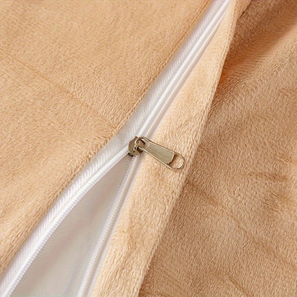 Plush Zebra Print Duvet Set