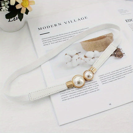 Pearl Elastic Thin Belt
