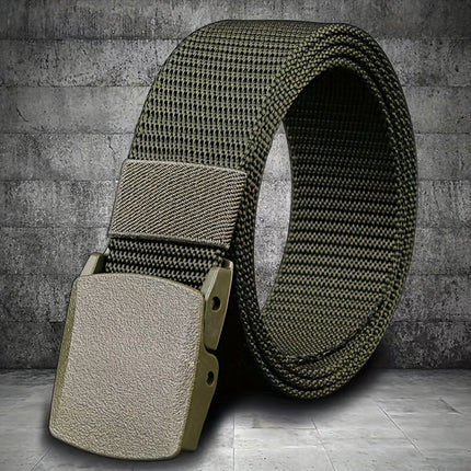 Nylon Belt with Smooth Buckle