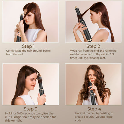 UKLISS 5-in-1 Hot Air Styling Brush