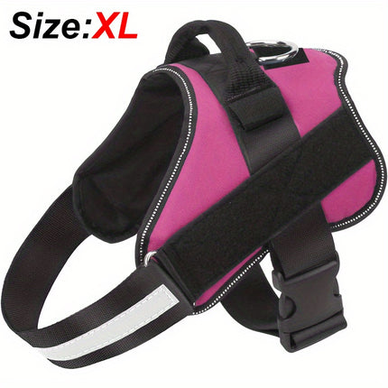 Reflective No-Pull Dog Harness with Easy-Grab Handle - Monti Bargains