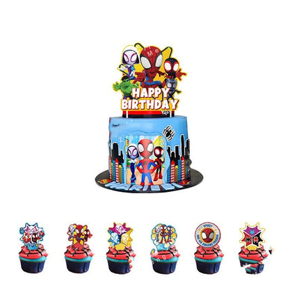 35pcs Spider-Man Party Decor Set