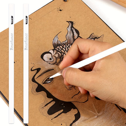 Professional White Charcoal Pencils Set