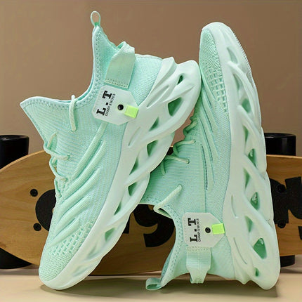 Men’s Breathable Knit Running Shoes