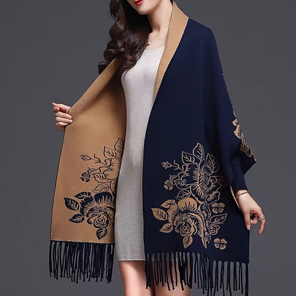 Goddess Shawl Coat - Retro Elegance