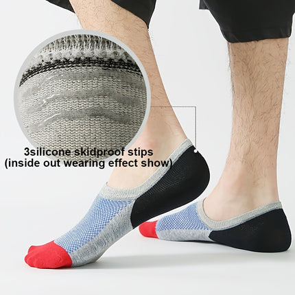 Men's Mesh No-Show Socks 6-Pack