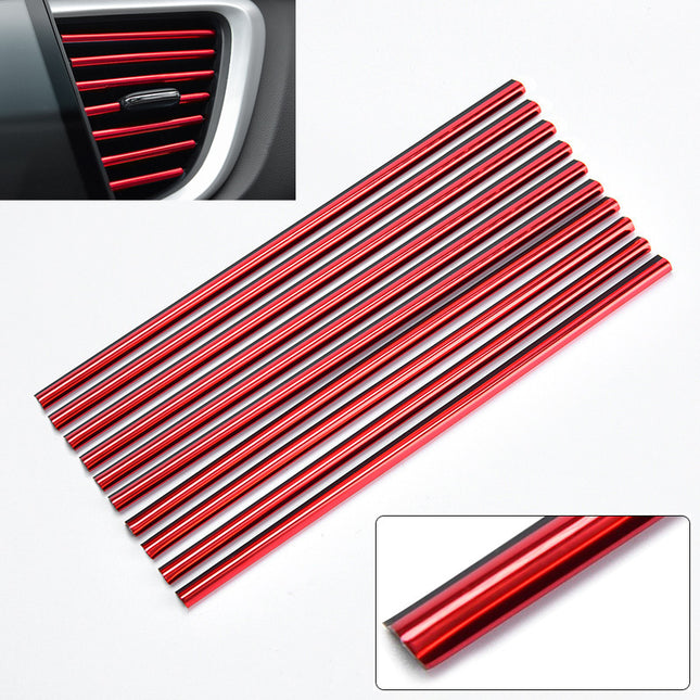 Car Vent & Door Edge Trim Strips – 10pcs Set