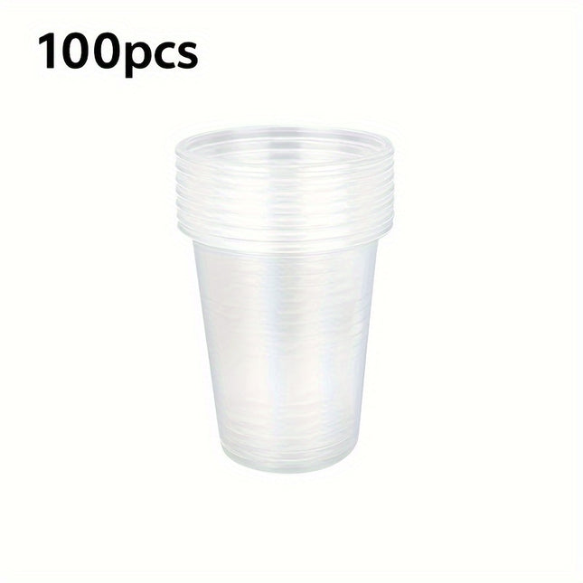 100-Pack ClearCup Disposable Plastic Cups