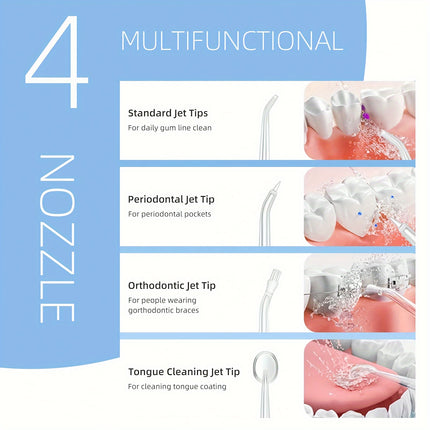 4-Nozzle Electric Water Flosser