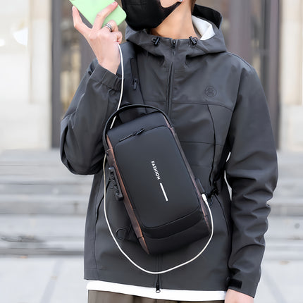 Secure Oxford Crossbody Sling Bag