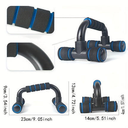 Push Up Bars with Cushioned Foam Grip & Non-Slip Design