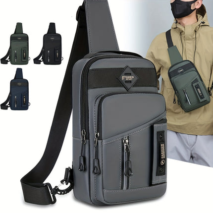 Men's Outdoor Chest Crossbody Bag
