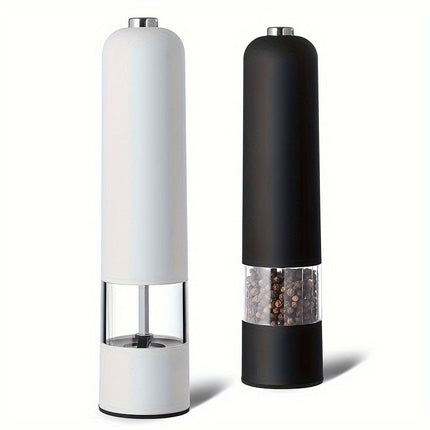 Electric Salt & Pepper Grinder Set - Automatic Spice Mill