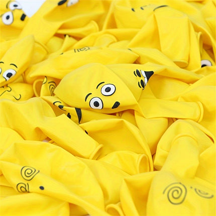 50pcs 30.48 cm Smile Printed Balloons