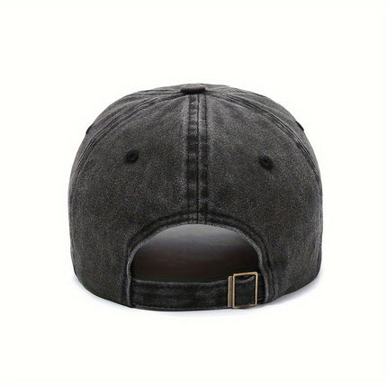 Retro Washed Denim Duckbill Cap