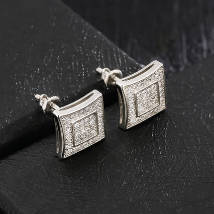 KRKC&CO Luxury Hip Hop Stud Earrings