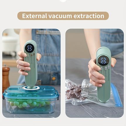 USB Rechargeable Portable Vacuum Sealer - Food Preservation