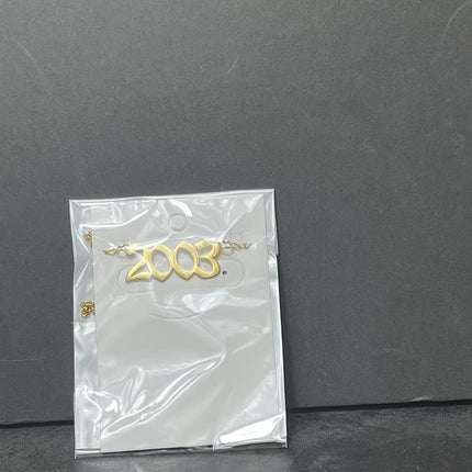 Custom Birth Year Stainless Steel Necklace