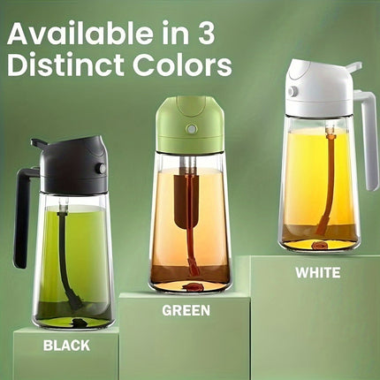 Oil Dispenser & Sprayer for Kitchen – 2-in-1 Olive Oil Mister