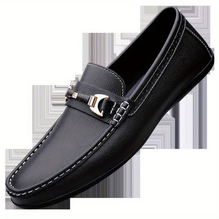 Men's Solid Moc Toe Driving Mocs