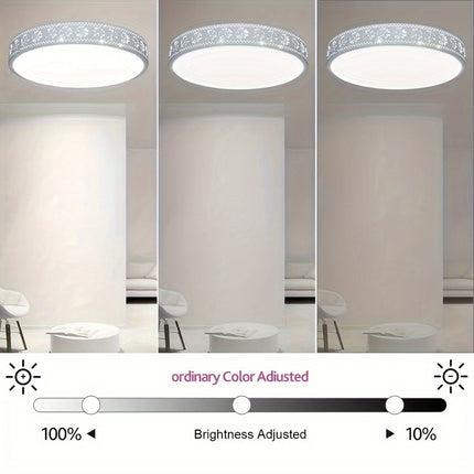 LED Dimmable Ceiling Light – Remote Control, Color Adjustable