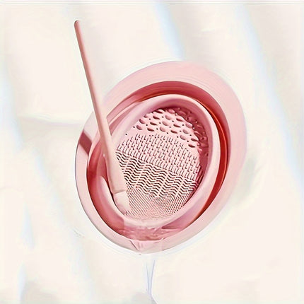 Portable Silicone Makeup Brush Cleaner