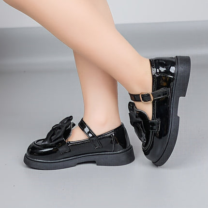 Chic Girls' Bowknot Mary Jane Flats