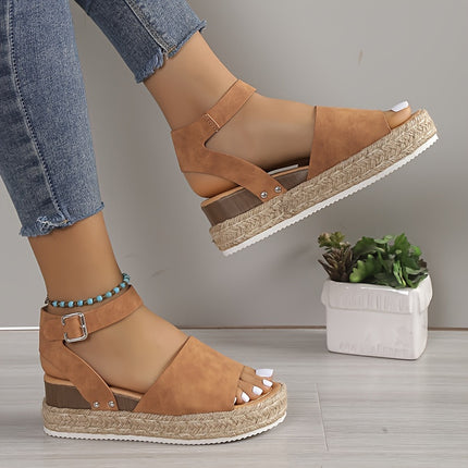 Chic Wedge Sandals – Comfy & Stylish