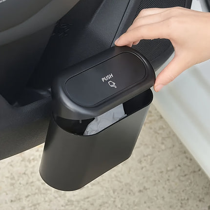 Leak-Proof Car Trash Can with Lid – Durable & Convenient